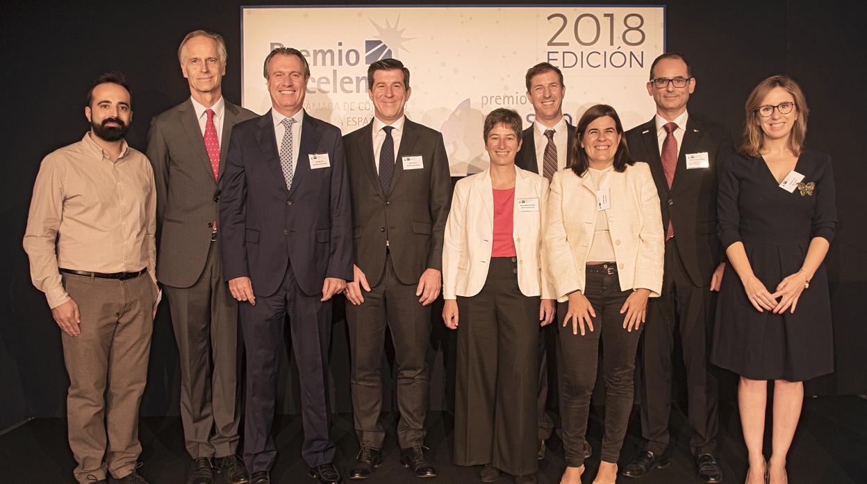 La fotografía de familia de los Premios Excelencia y piosphere 2018