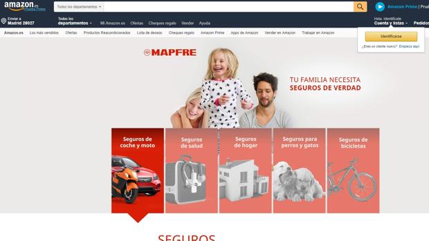 Mapfre se alía con Amazon para publicitar sus seguros en el gigante digital