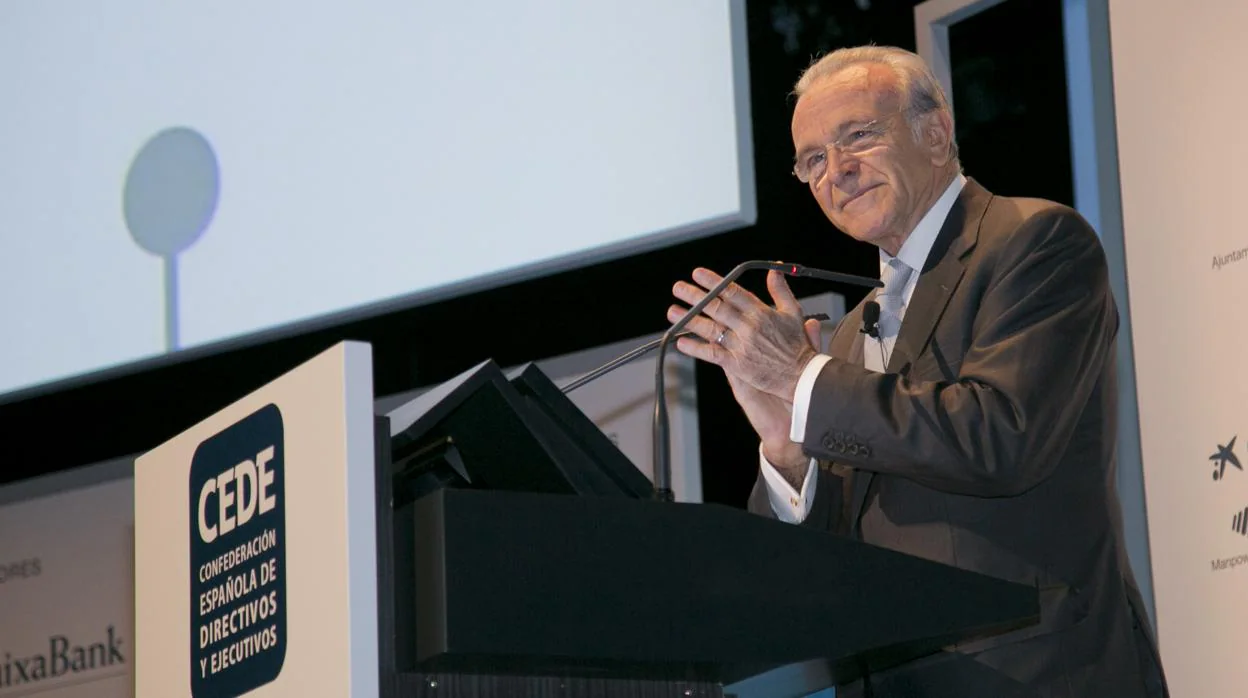 El presidente de CEDE y la Fundación Bancaria La Caixa, Isidro Fainé