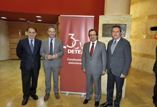 Javier González de Lara, Felipe López, Arturo Coloma y Juan Espadas