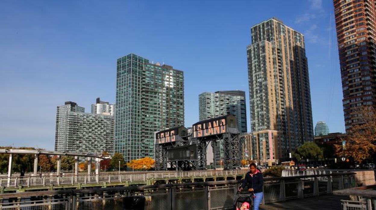 Vista de Gantry Plaza State Park, en Long Island (Queens)