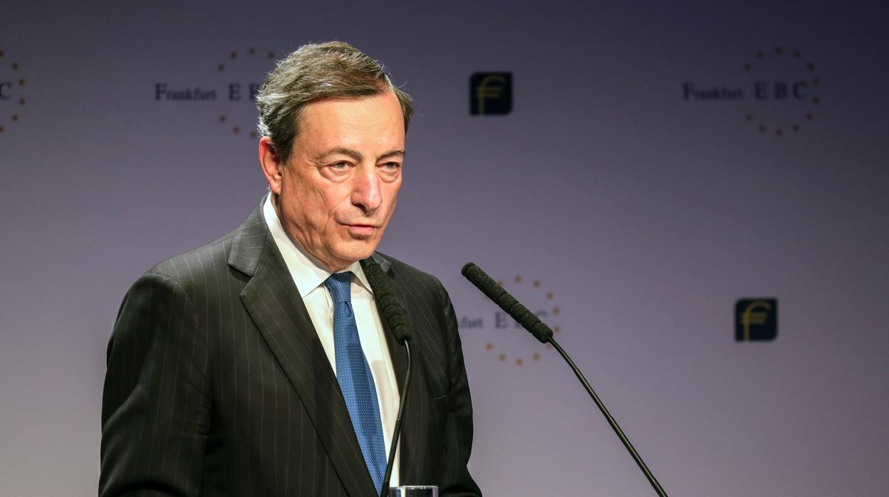 Mario Draghi, presidente del BCE, en una reciente comparecencia