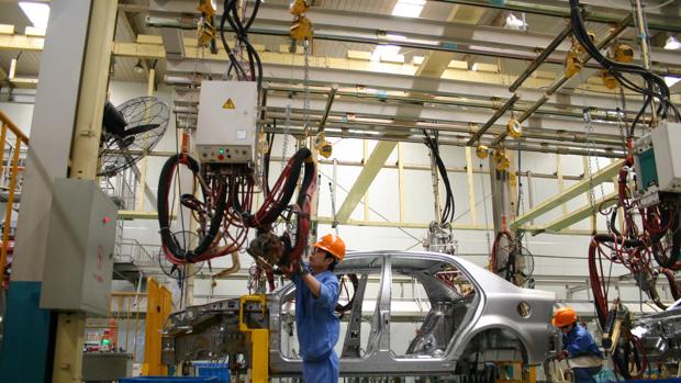 La industria manufacturera china se contrae en diciembre por primera vez desde julio de 2016