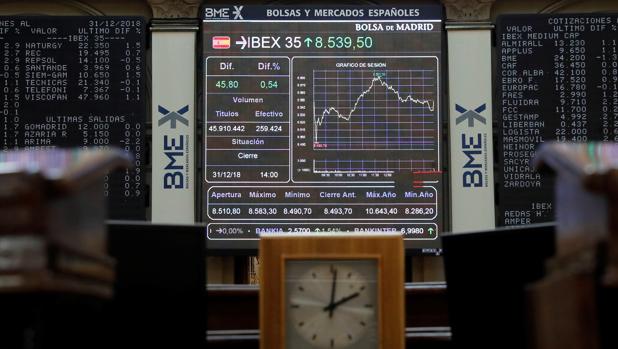 El Ibex 35 rompe con un deprimente 2018 y estrena el año con una ganancia semanal del 2,69%