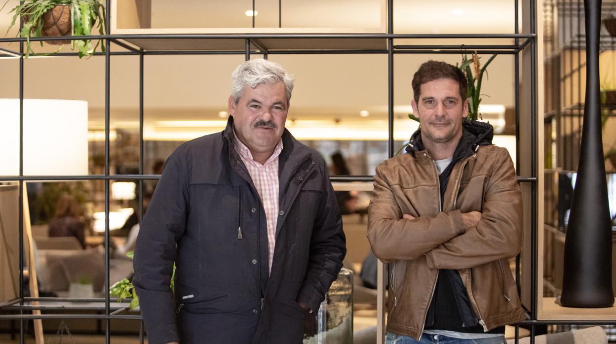 Carlos Sáenz y Sven Rieger, gerente y director comercial de Amarillo Corn