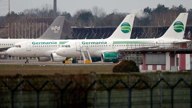 La aerolínea alemana Germania se declara insolvente