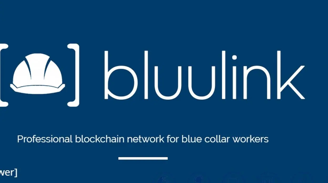 Logo de la red social para obreros y técnicos «bluulink»