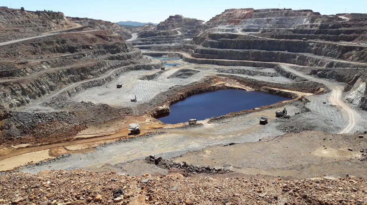Mina de Riotinto, que explota la multinacional Atalaya Mining