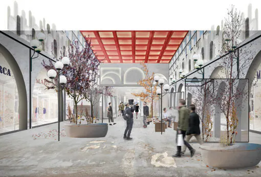 El proyecto de El Corte Inglés recreará espacios con nombres de las calles de Madrid