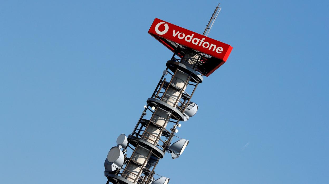 Antena de telefonía móvil de Vodafone