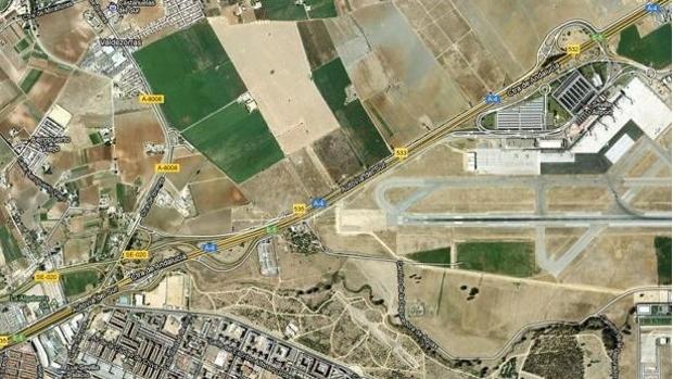 Santander se queda como dación en pago 21 hectáreas frente al aeropuerto de Sevilla