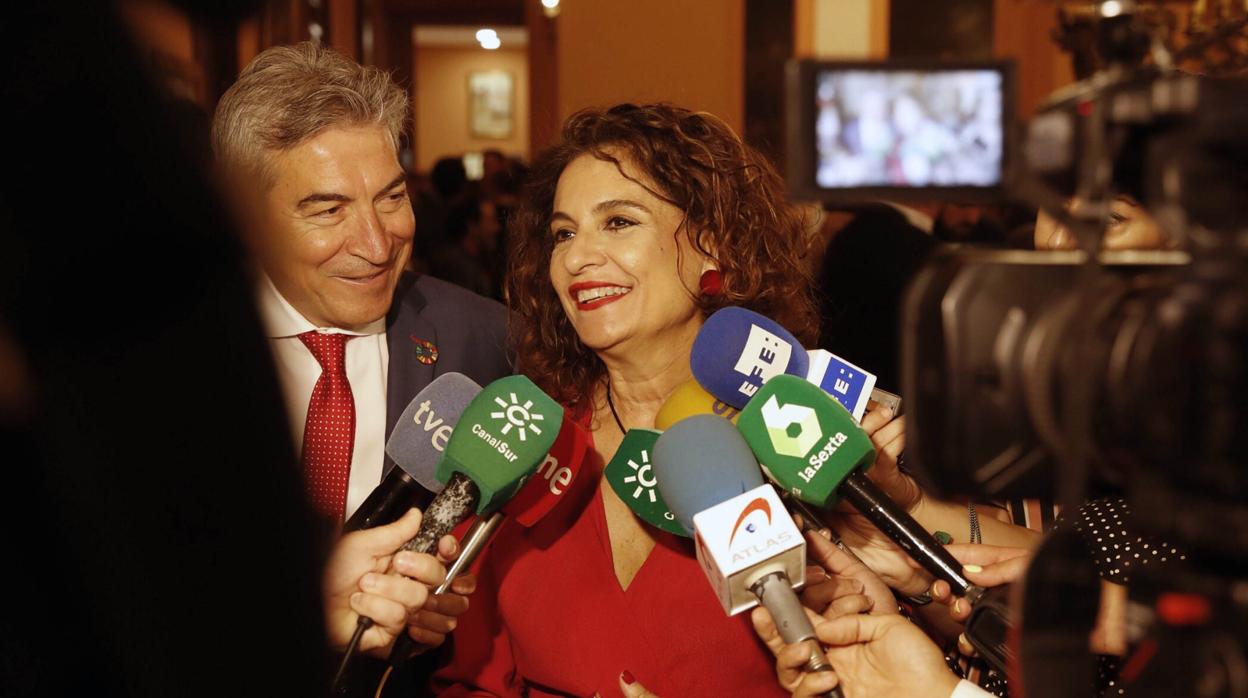 La ministra de Hacienda, María Jesús Montero, en un reciente acto en Sevilla