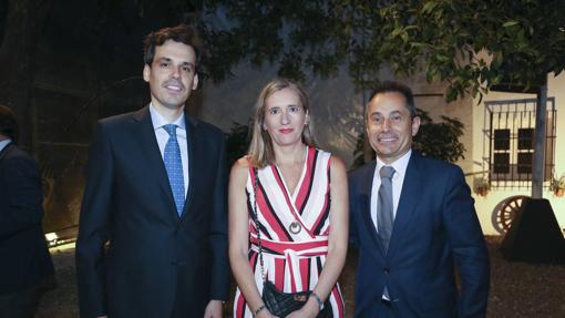 Rafael Alcaide, Vanessa Bernad y Antonio Fernández