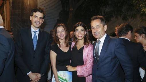 Rafael Alcaide, María Pérez, Myriam del Campo y Antonio Fernández