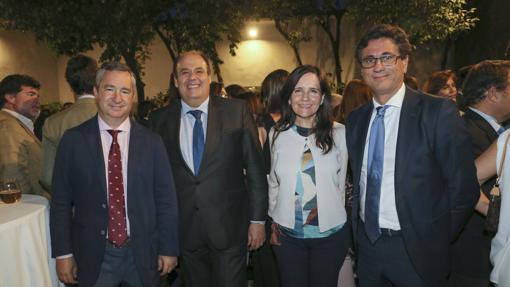 Diego García, José María Vera, Esperanza Nieto y Manuel Alejandro Hidalgo