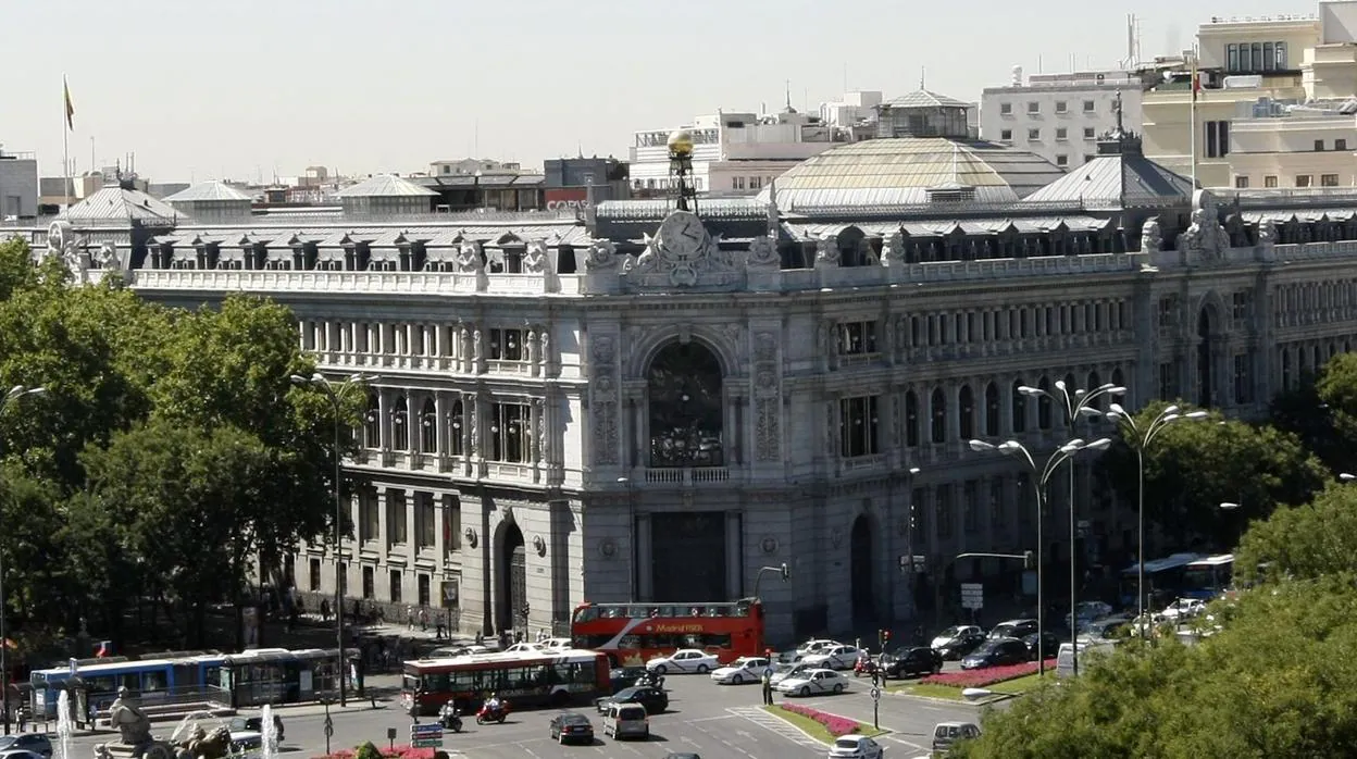 Sede del Banco de España, en la plaza de Cibeles