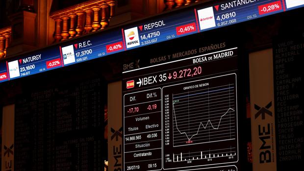 El Ibex 35 se desploma un 3,55% en su peor semana del año