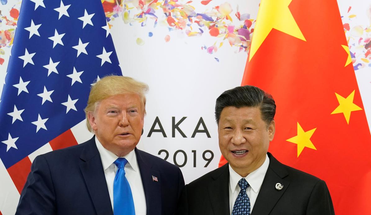 El presidente de Estados Unidos, Donald Trump, y su homólogo chino, Xi Jinping, durante la cumbre del G20 celebrada en Osaka