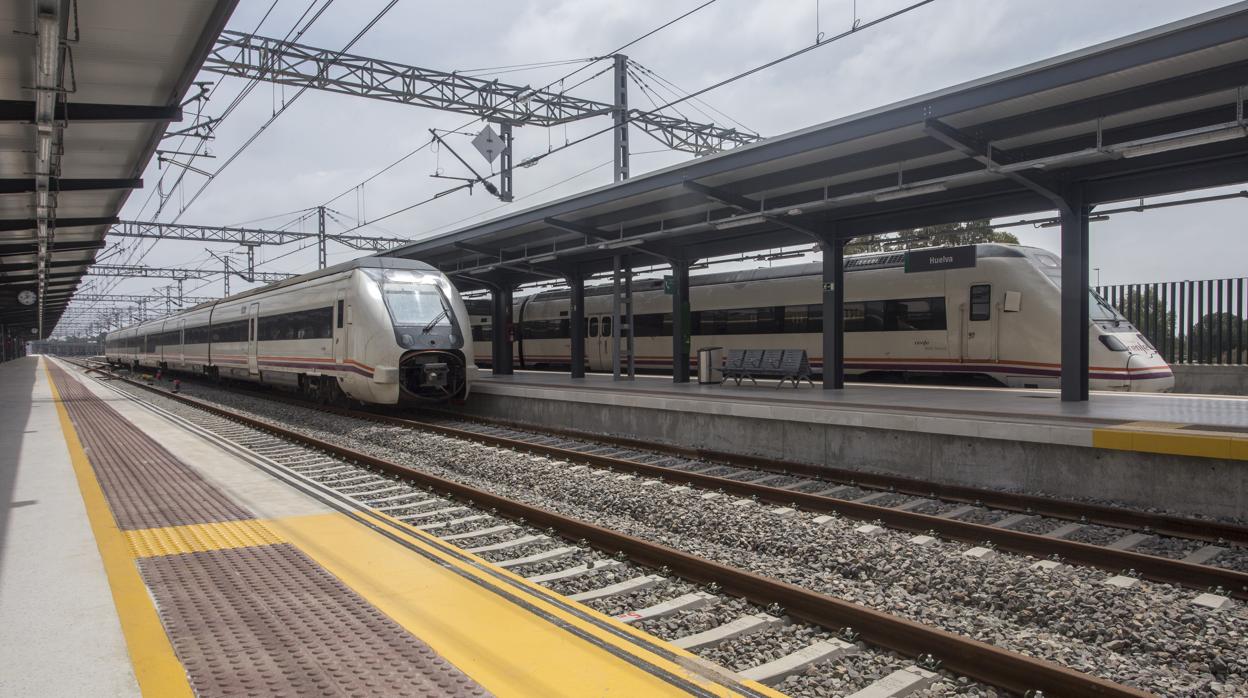 Imagen de la estación de Adif en Huelva