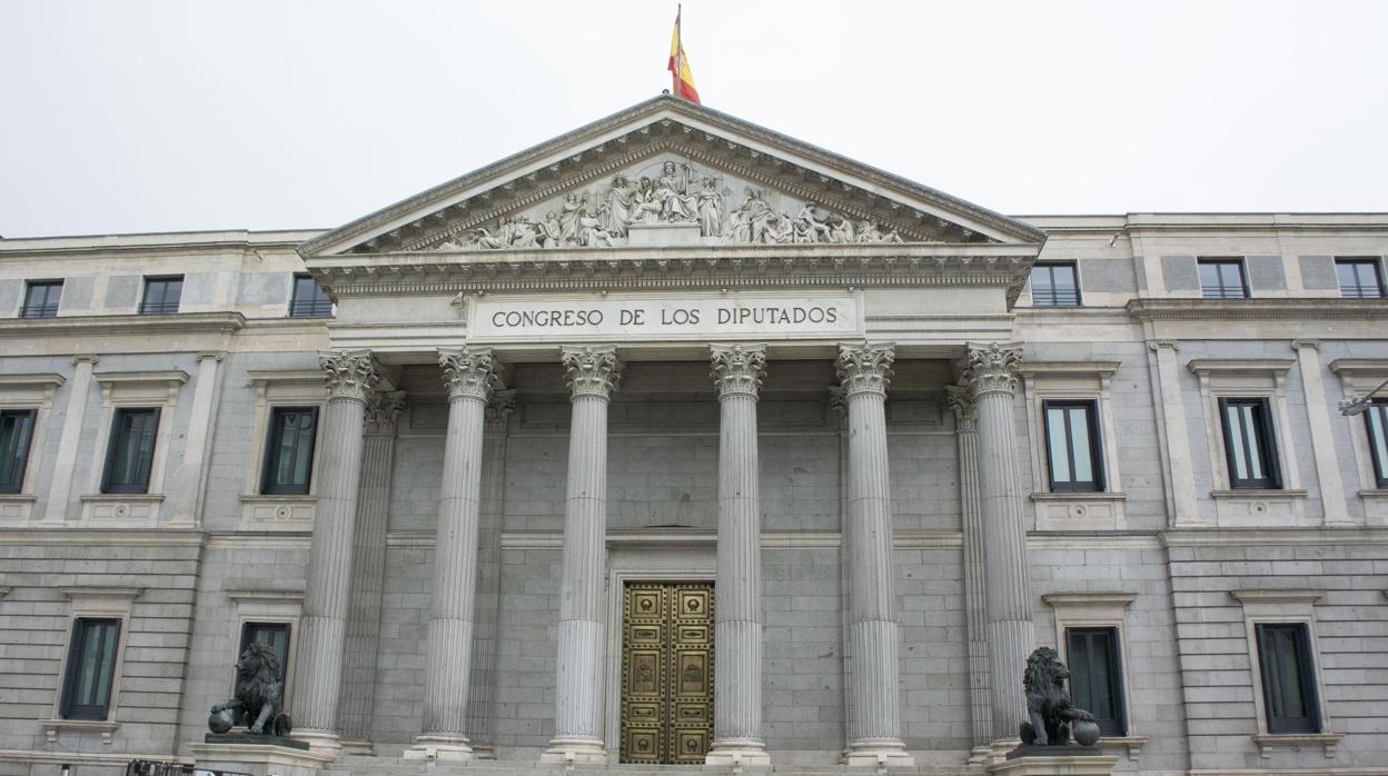 Fachada del Congreso de los Diputados