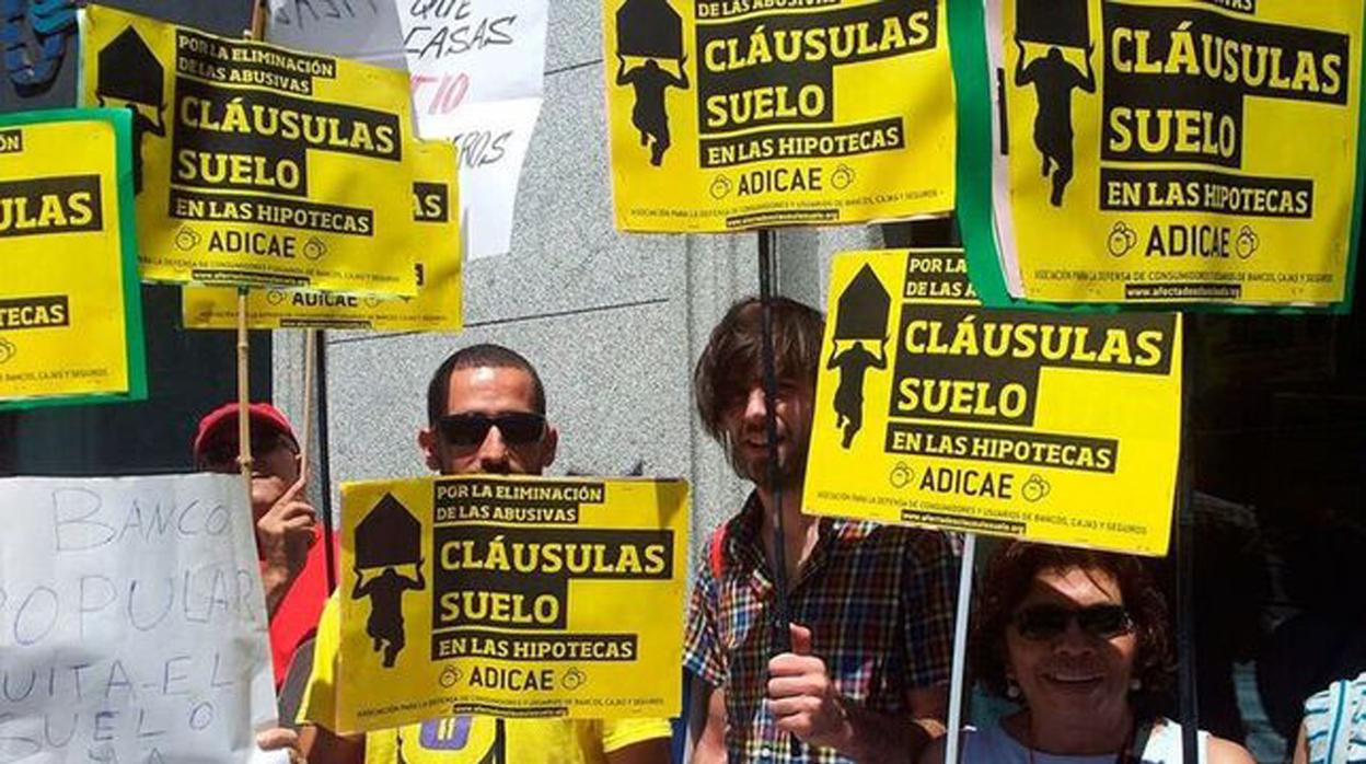 Manifestación contra las cláusulas suelo en Córdoba