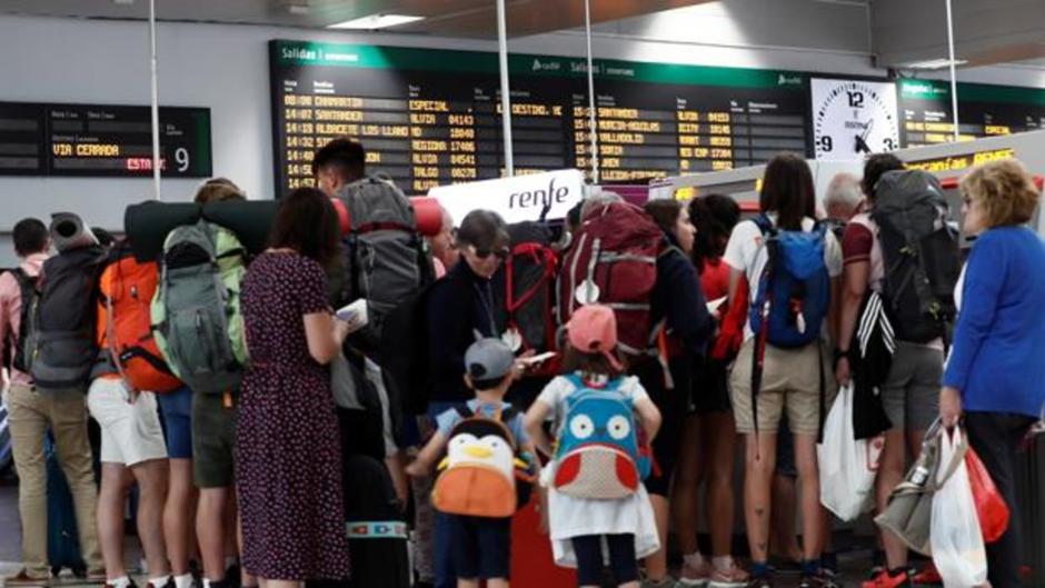 El número de trenes que se verá afectado por la huelga de Renfe asciende a 222 de los 601 previstos