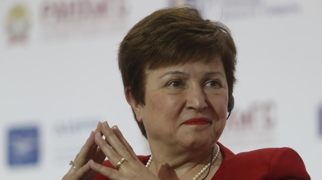 Kristalina Georgieva, de 66 años, aspirante a la dirección del FMI y directora ejectuvia del Banco Mundial