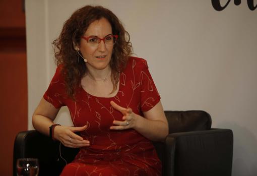 La secretaria general de CCOO en Andalucía, Nuria López, en el evento