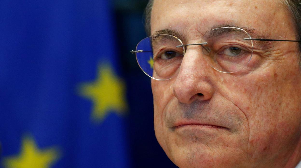 El presidente saliente del BCE, Mario Draghi