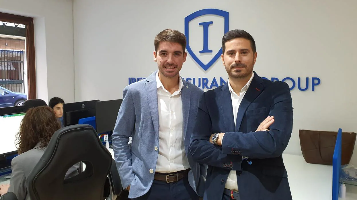 Cristian Mateos -a la izquierda- y Darío Spata, fundadores de Iberian Insurance