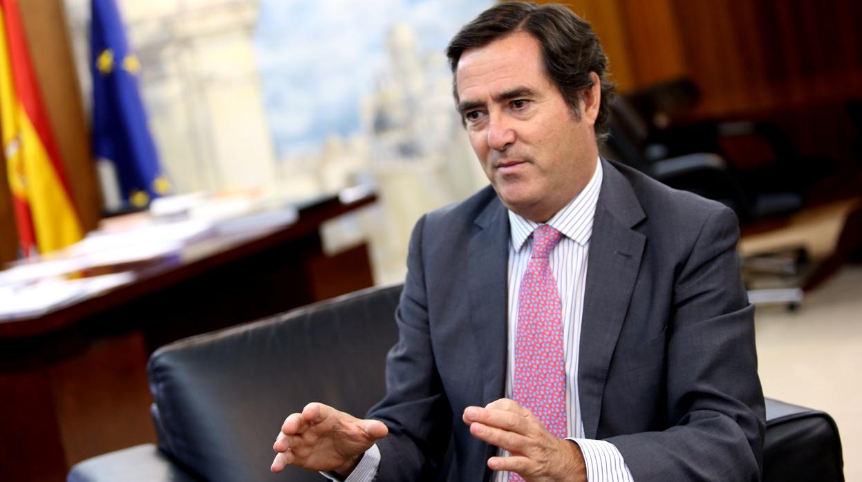 Antonio Garamendi, presidente de la CEOE