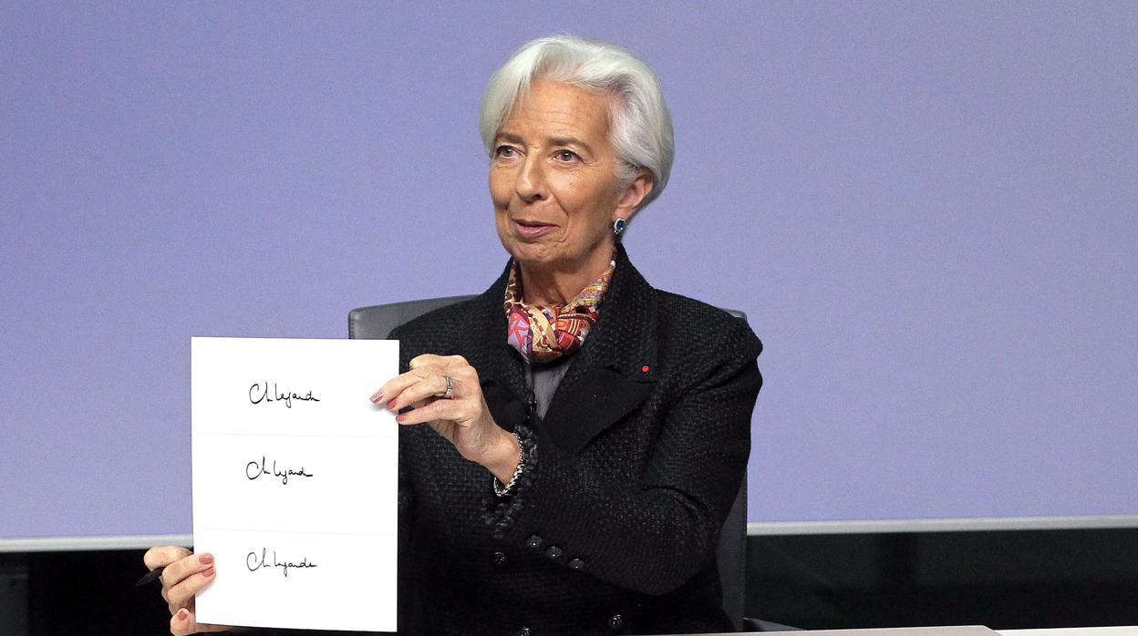 Christine Lagarde, presidenta del BCE