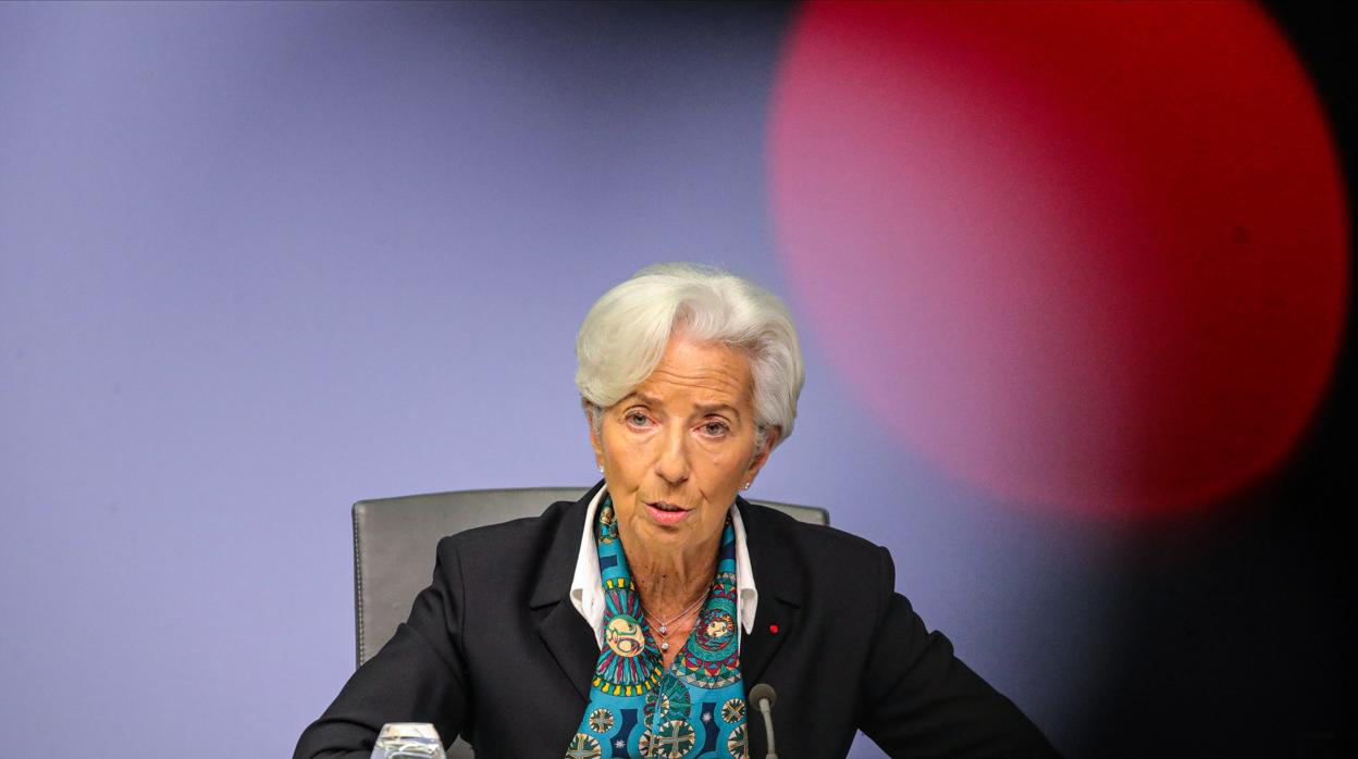 Christine Lagarde , presidenta del BCE