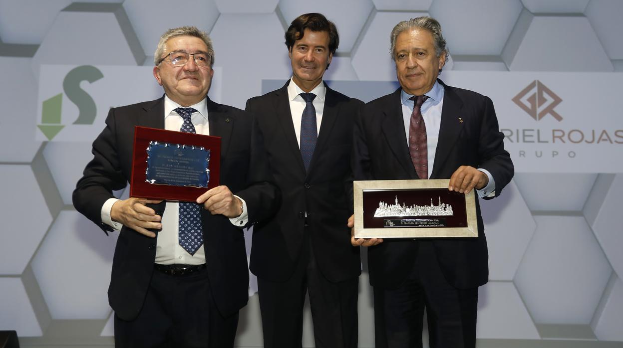 Juan Aguilera, Miguel Rus y Rafael Sánchez Alcalá, este lunes