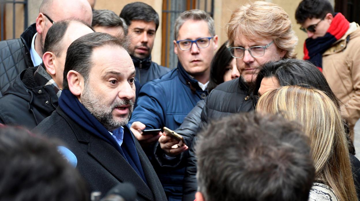 Ábalos, durante su visita a Segovia