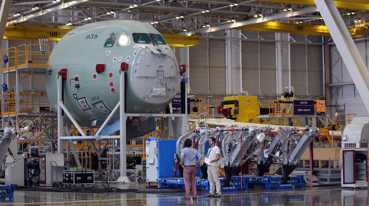 Planta de montaje del A400M en Sevilla