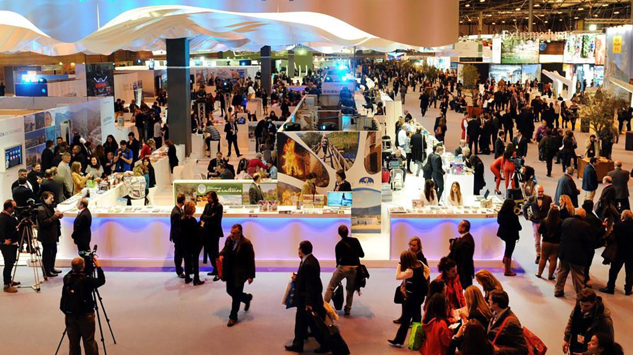 Vista panorámica de uno de los pabellones de Fitur