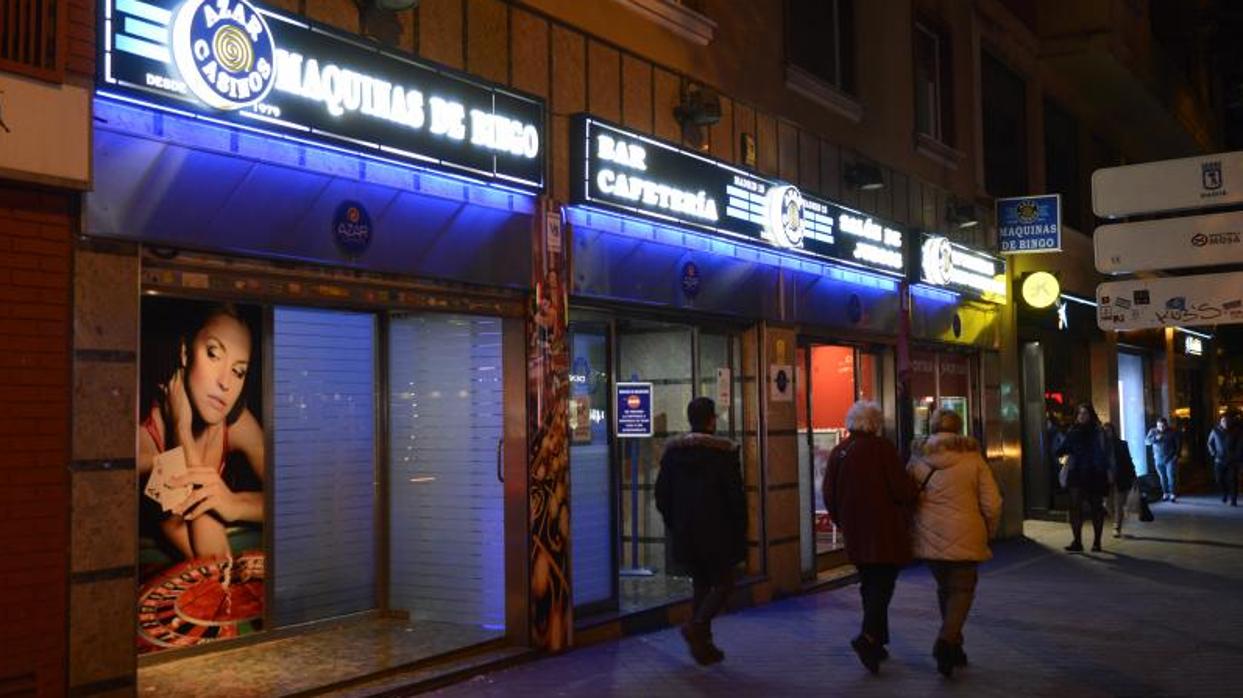 Salón de juego en Madrid