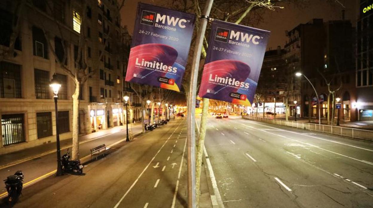 Carteles del Mobile World Congress