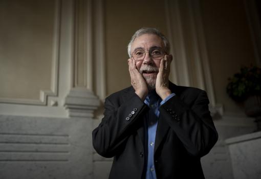 Paul Krugman, nobel de Economía, posa para ABC