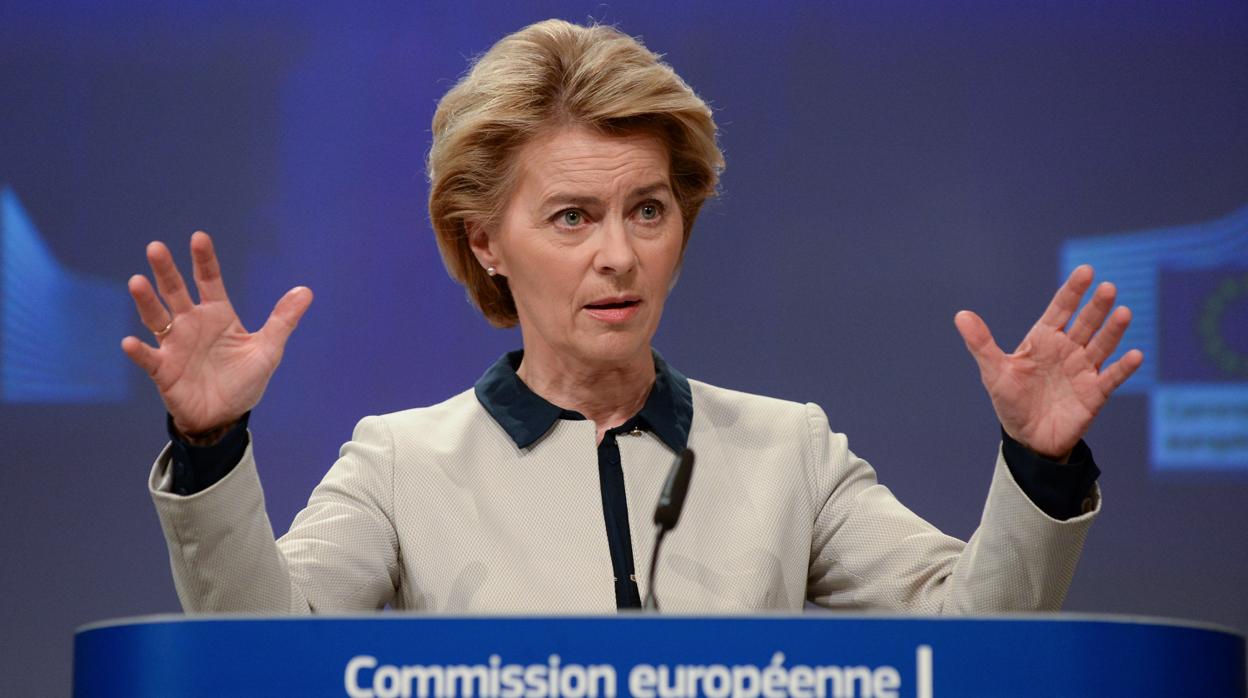 La presidenta de al Comisión Europea, Úrsula Vonder Leyen