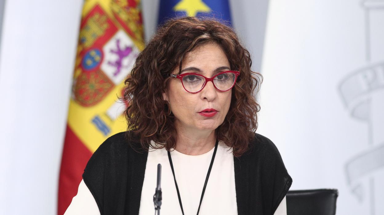 María Jesús MOntero, ministra de Hacienda y portavoz del Gobierno