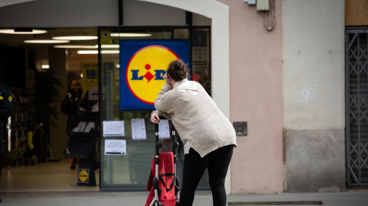 Un supermercado de Lidl en Barcelona