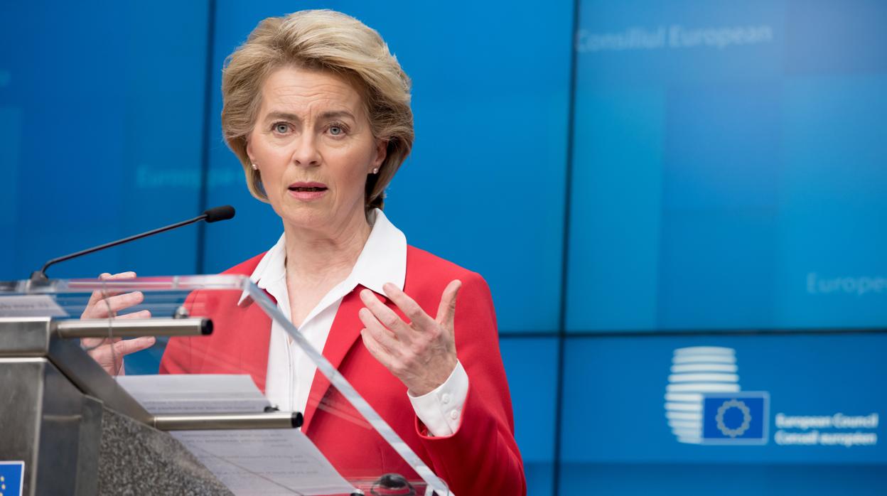 La prsidenta de la Comisión Europea, Ursula von der Leyen