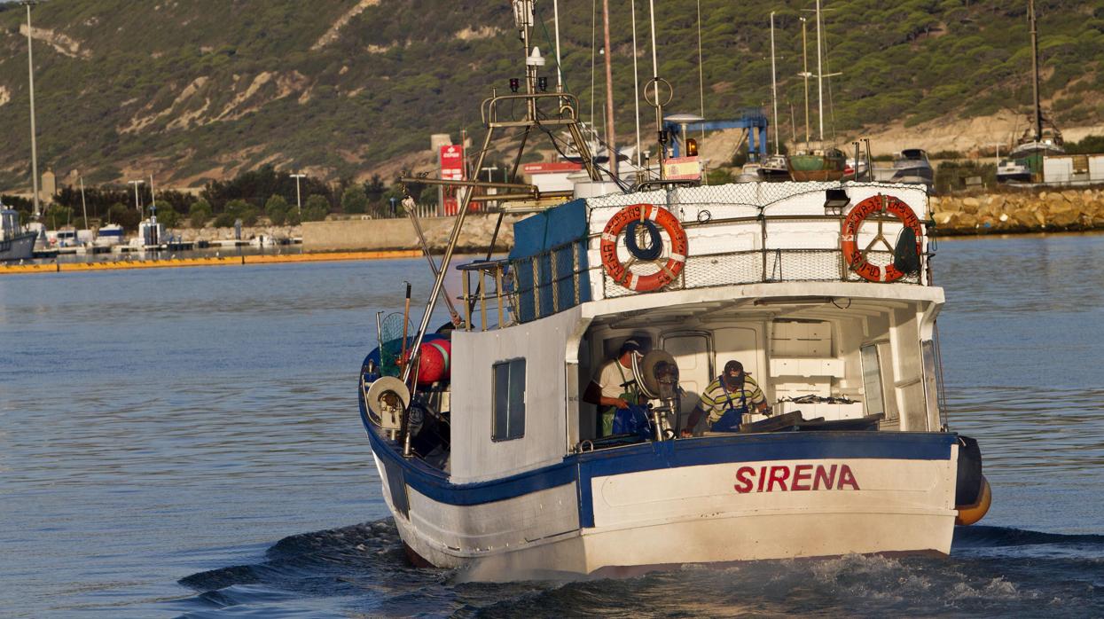 Un barco pesquero de Barbate (Cádiz)