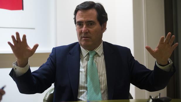 Antonio Garamendi, presidente de la CEOE: «Si se prohíbe despedir, lo único que te queda es cerrar»