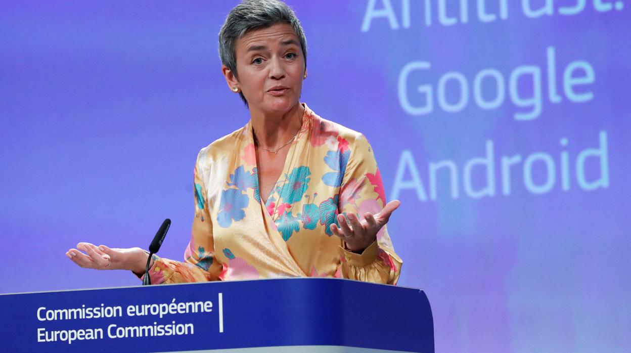 La comisaria europea de Competencia, Margrethe Vestager