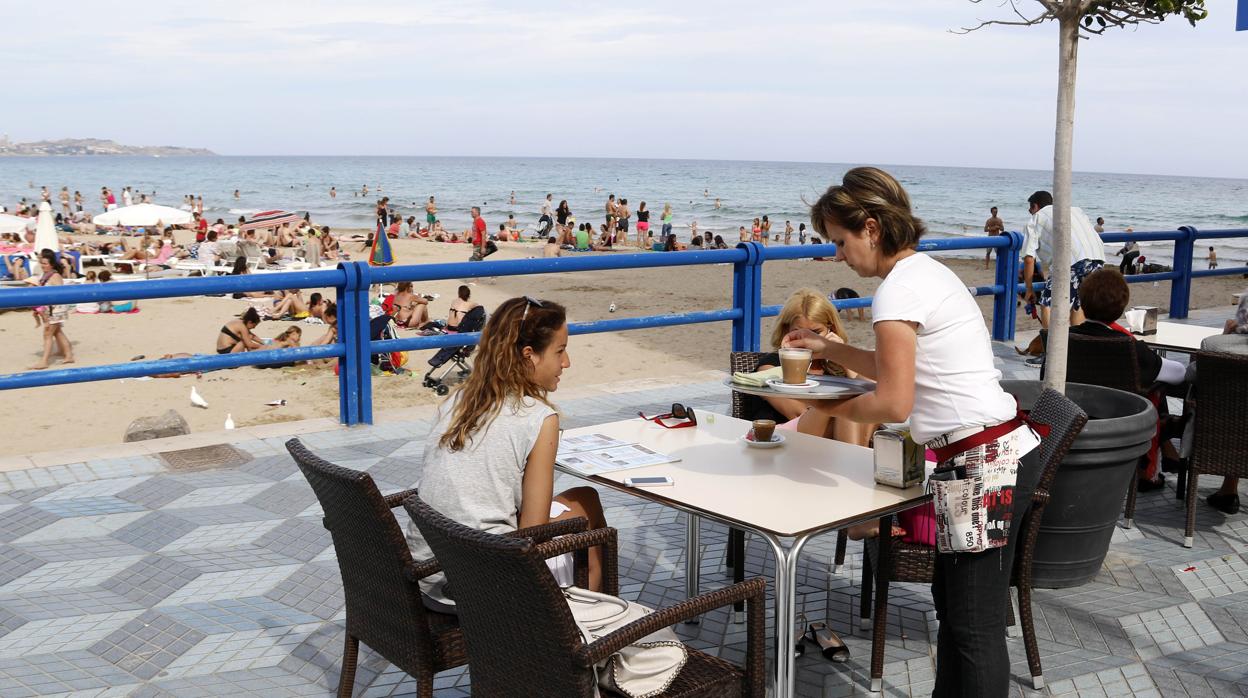 Playa del Postiguet de Alicante