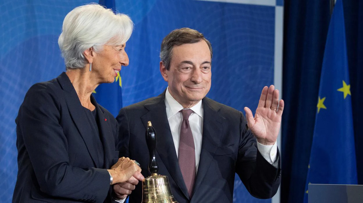 Christine Lagarde y Mario Draghi, presidenta y expresidente del BCE