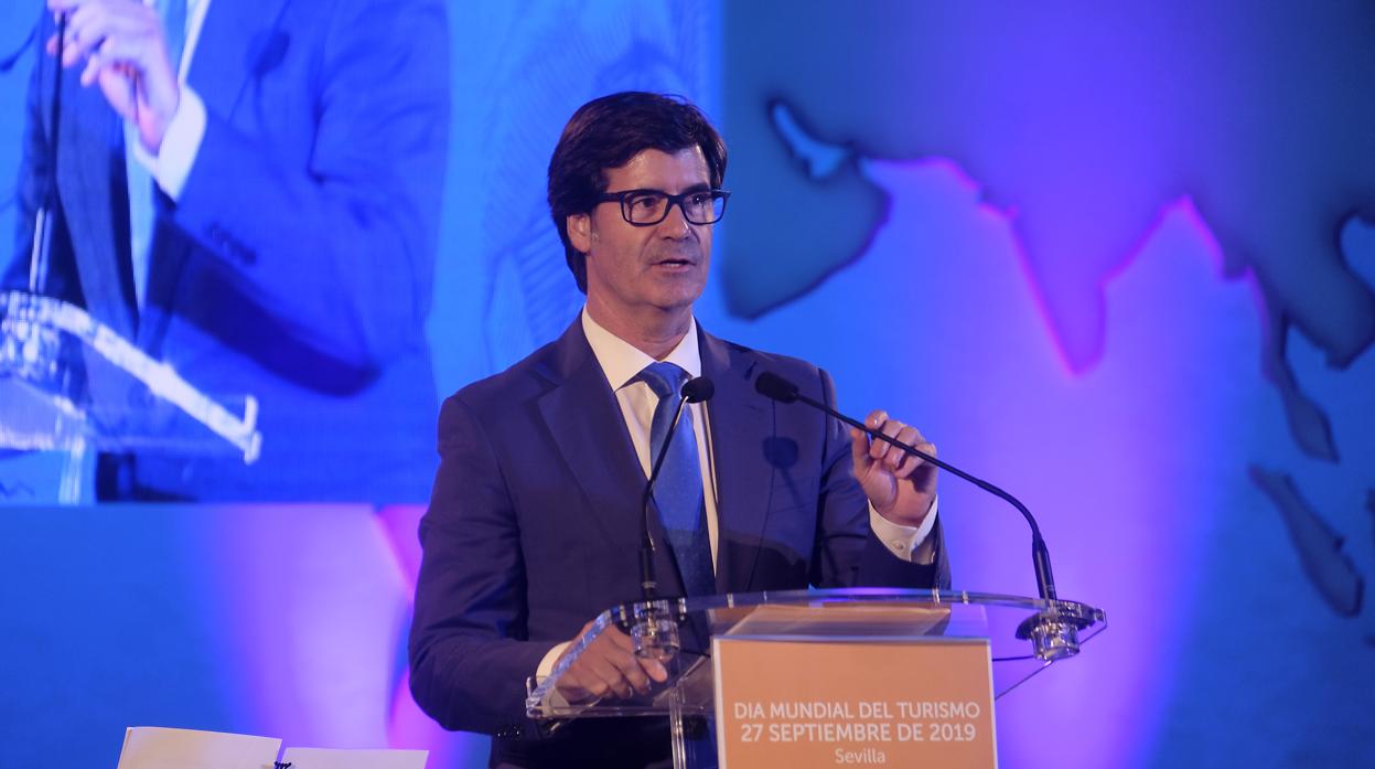 Miguel Rus, presidente de la CES, en un acto público